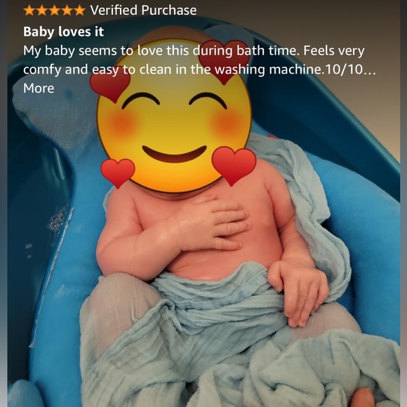 Skip Hop Soft Sink Baby Bath Tub, Moby, Blue - Picture 6 of 13